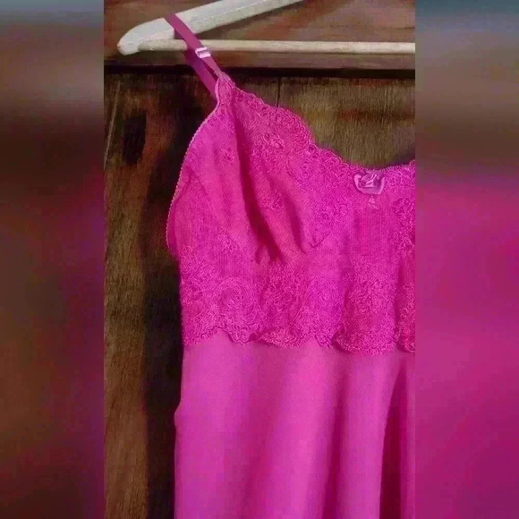 Vtg Cinema Etoile Nightie Slip Fairycore Size Medium Nightgown Lingerie Babydoll - Picture 3 of 7